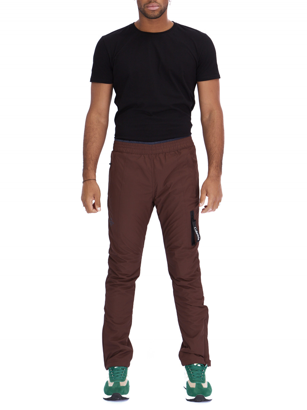 Спортивные брюки мужские NoBrand AD882116 коричневые XL