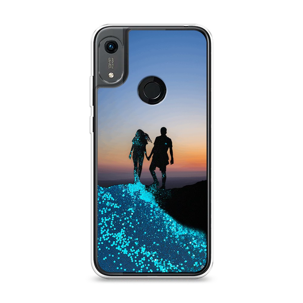 фото Силиконовый чехол "звездочки графика белая" на zte red magic 5s awog