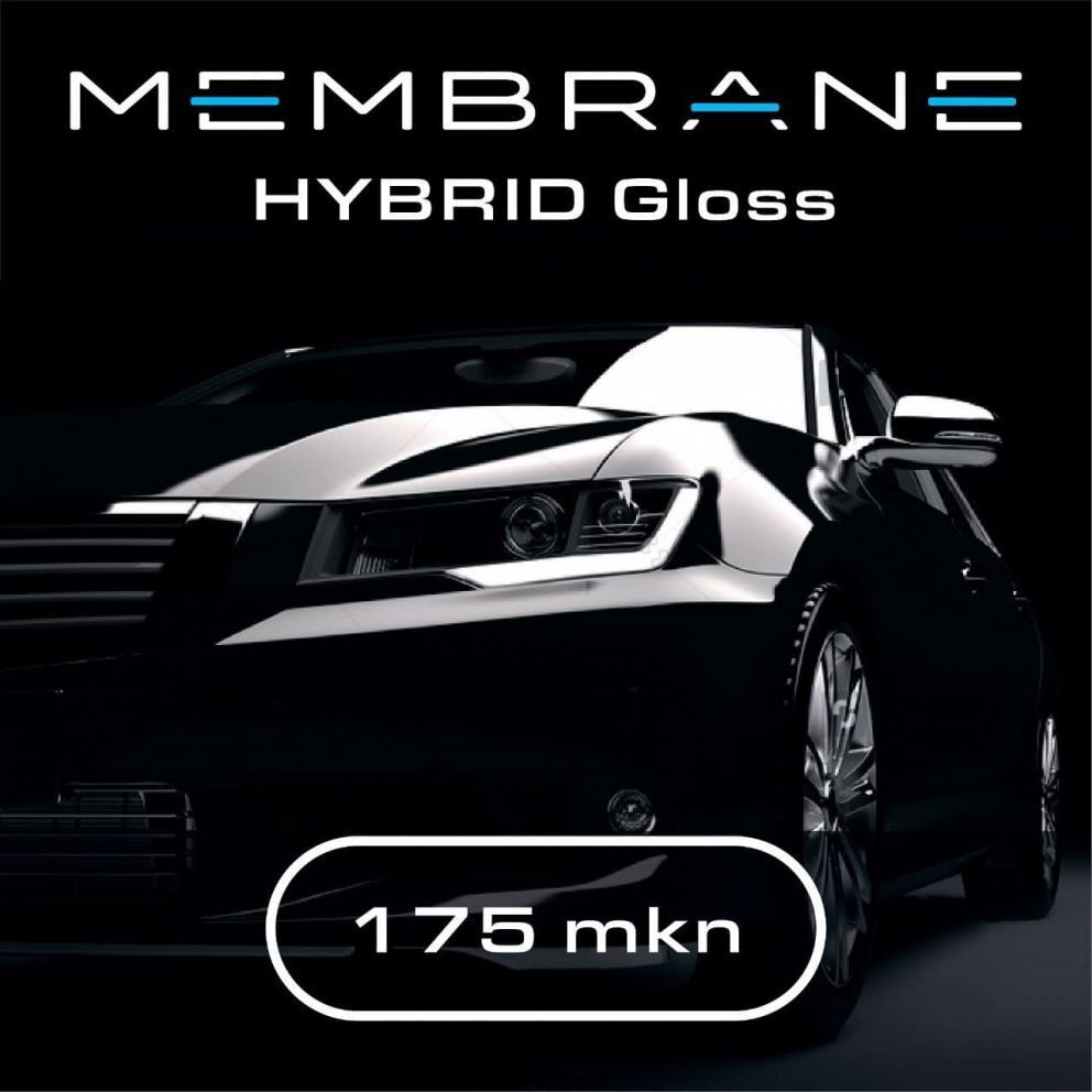 Антигравийная гибридная самоклеящаяся пленка для защиты авто Membrane Hybrid Gloss 1.5х3 м