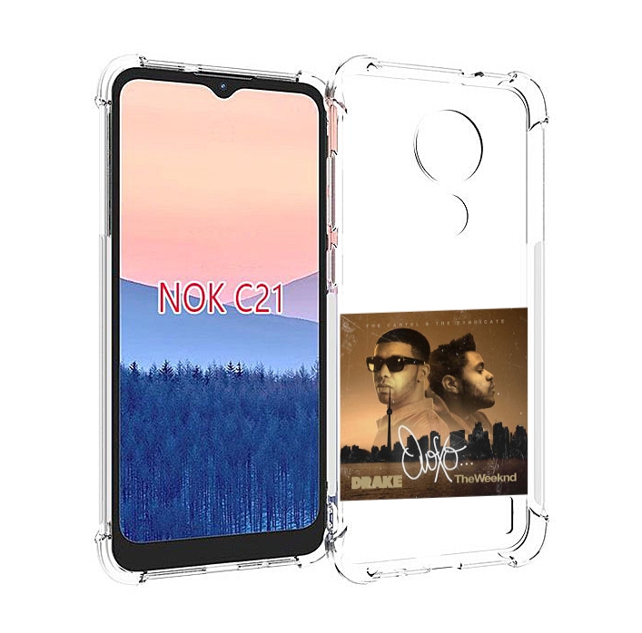 

Чехол MyPads Drake & The Weeknd - OVOXO для Nokia C21, Прозрачный, Tocco
