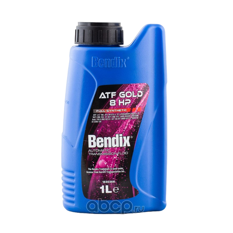 Масло Трансмиссионное Bendix Gold Atf 8 Hp Синтетическое 1 Л 183036b BENDIX арт. 183036B