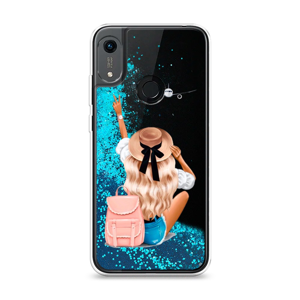 

Чехол Awog на Honor 8A/8A Pro/Huawei Y6s/Y6 2019 "Автостопом самолетом", Разноцветный, 68793-1