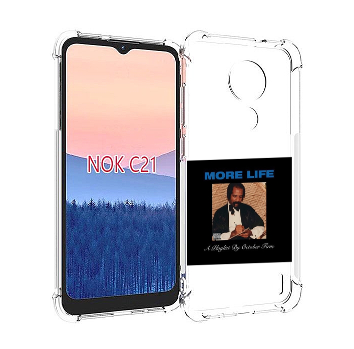 

Чехол MyPads Drake - More Life для Nokia C21, Прозрачный, Tocco