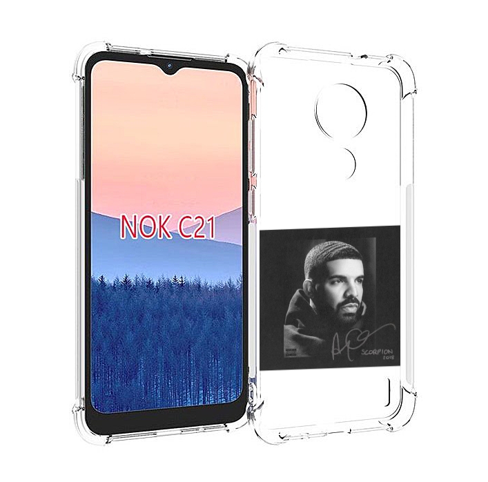 

Чехол MyPads Drake - Scorpion для Nokia C21, Прозрачный, Tocco