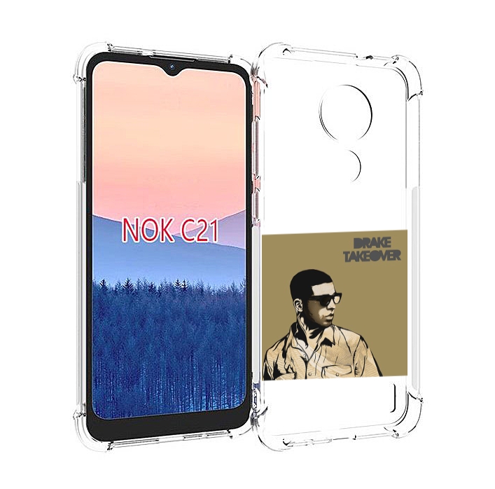 

Чехол MyPads Drake - Takeover для Nokia C21, Прозрачный, Tocco