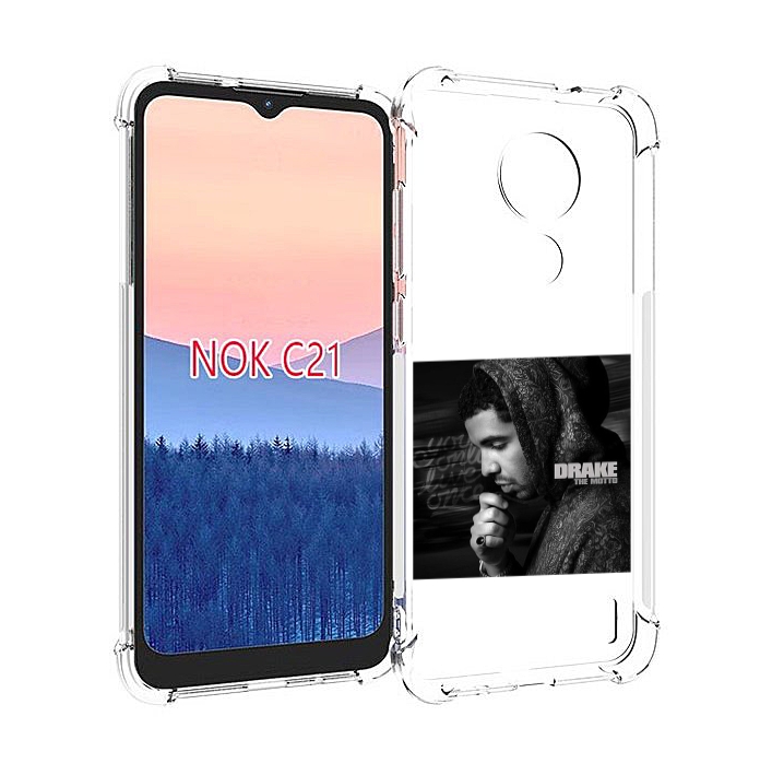 

Чехол MyPads Drake - The Motto для Nokia C21, Прозрачный, Tocco