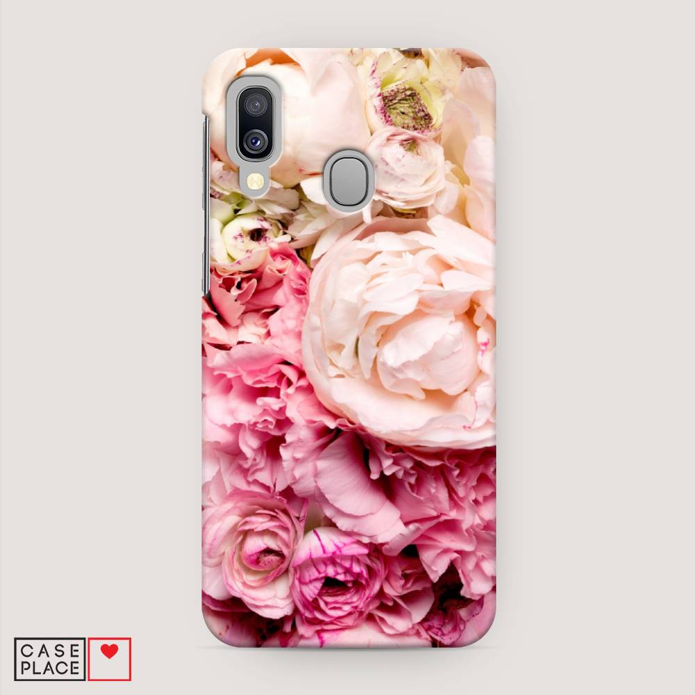 

Пластиковый чехол "Пионы яркие" на Samsung Galaxy A40