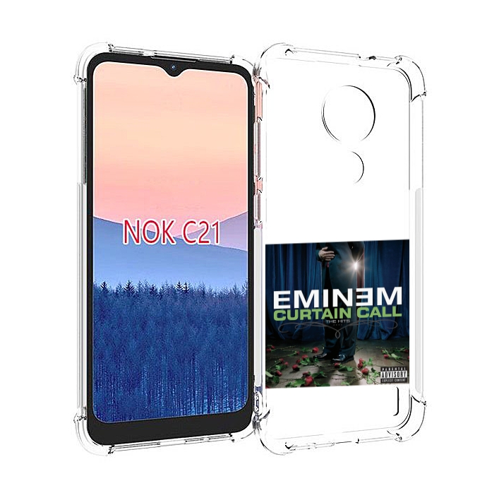 

Чехол MyPads Eminem CURTAIN CALL, THE HITS для Nokia C21, Прозрачный, Tocco