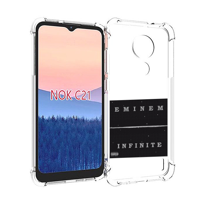 

Чехол MyPads Eminem INFINITE для Nokia C21, Прозрачный, Tocco