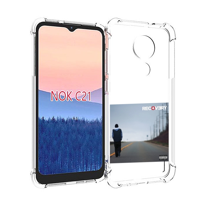 

Чехол MyPads Eminem RECOVERY для Nokia C21, Прозрачный, Tocco