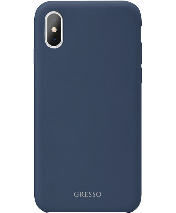 

Клип-кейс Gresso Mer для Apple iPhone XS Max (синий), Mer для Apple iPhone XS Max (синий)