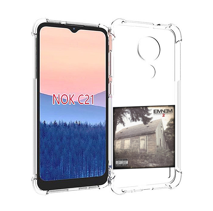 

Чехол MyPads Eminem THE MARSHALL MATHERS LP 2 для Nokia C21, Прозрачный, Tocco