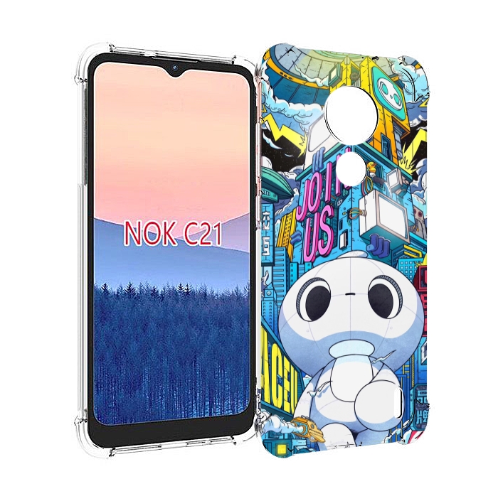 

Чехол MyPads FaceU для Nokia C21, Прозрачный, Tocco