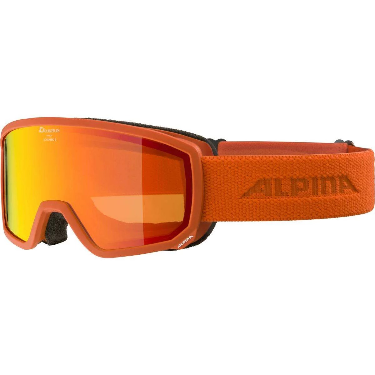 фото Очки горнолыжные alpina 2022-23 scarabeo s q-lite pumpkin matt