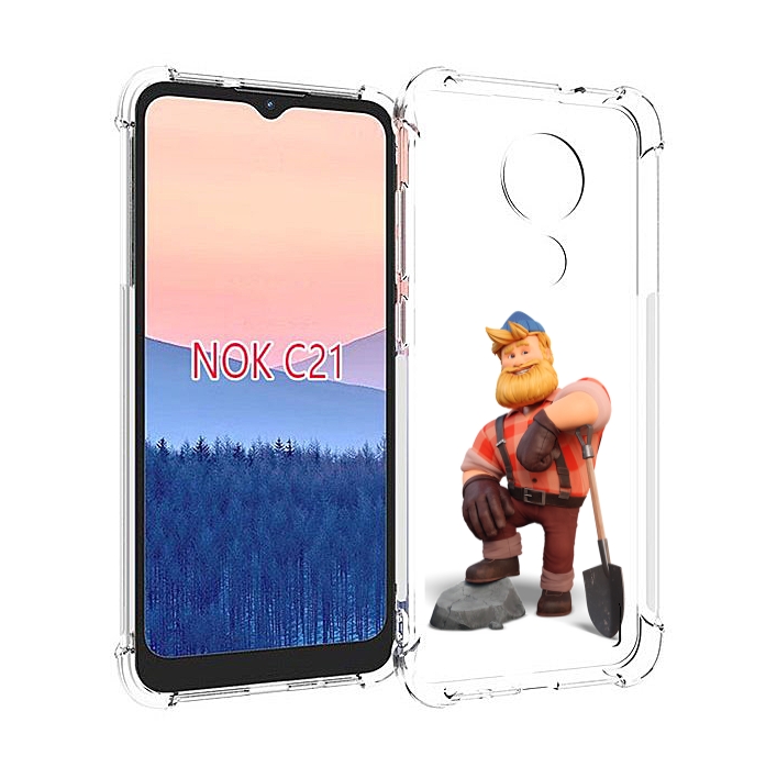 

Чехол MyPads FarmVille-2 для Nokia C21, Прозрачный, Tocco