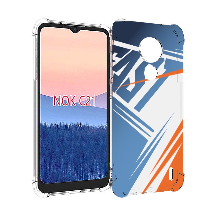 

Чехол MyPads Fast для Nokia C21, Прозрачный, Tocco