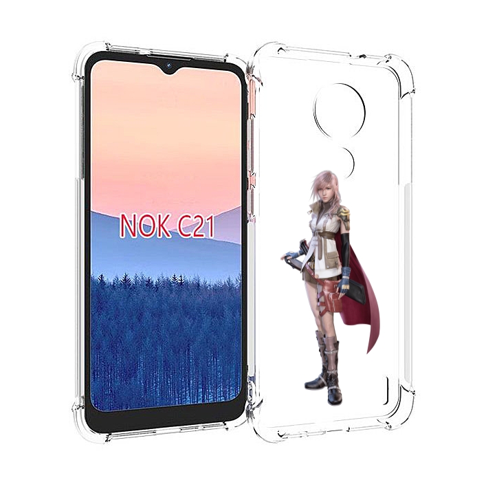

Чехол MyPads Final-Fantasy для Nokia C21, Прозрачный, Tocco