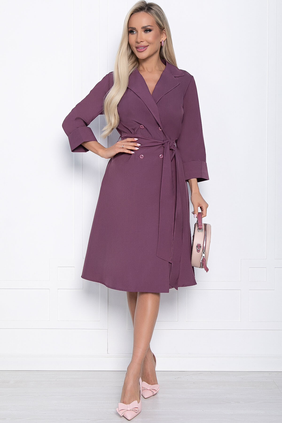 

Платье женское LT Collection Орби фиолетовое 46 RU, Фиолетовый, Орби
