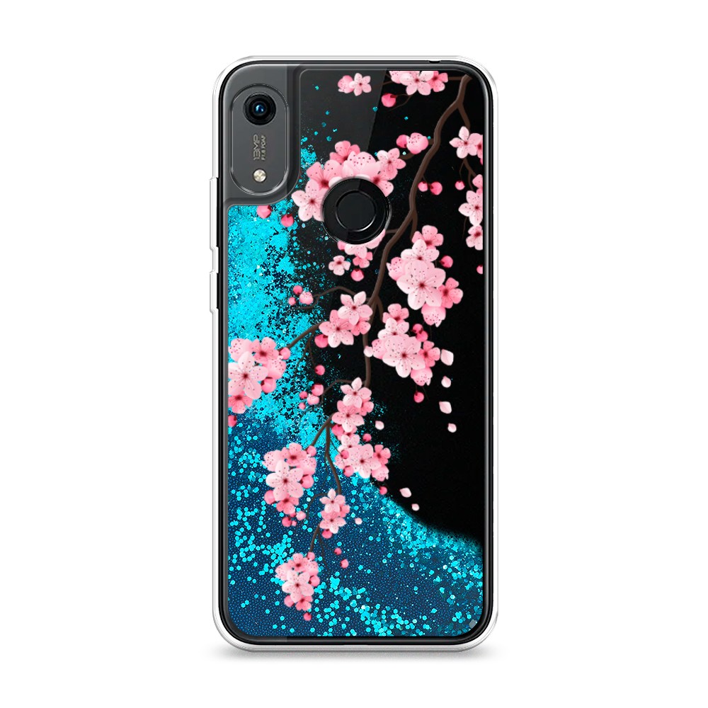 

Чехол Awog на Honor 8A/8A Pro/Huawei Y6s/Y6 2019 "Розовая сакура", Разноцветный, 68793-1