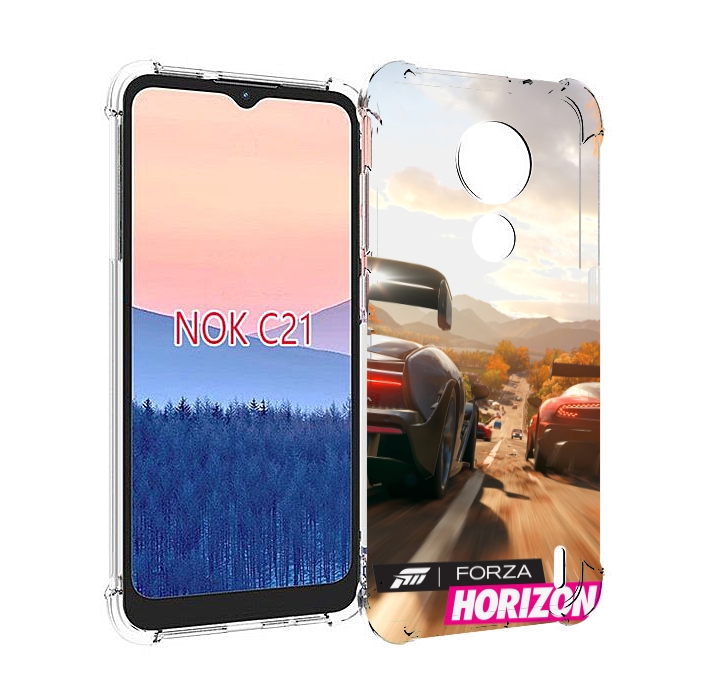 

Чехол MyPads Forza Horizon для Nokia C21, Прозрачный, Tocco