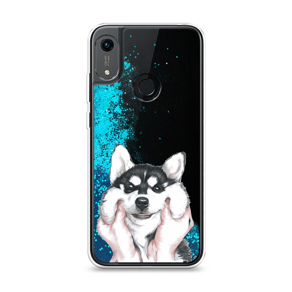 

Чехол Awog на Honor 8A/8A Pro/Huawei Y6s/Y6 2019 "Щечки хаски", Разноцветный, 68793-1