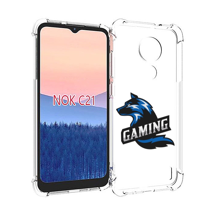 

Чехол MyPads Gaming мужской для Nokia C21, Прозрачный, Tocco