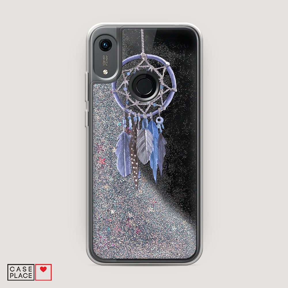 

Чехол Awog на Honor 8a/Y6 2019/Huawei Y6s "Синий ловец снов акварель", Разноцветный, 68791-1