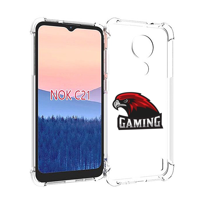 

Чехол MyPads Gaming-1 мужской для Nokia C21, Прозрачный, Tocco