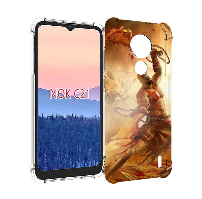 

Чехол MyPads God Of War III для Nokia C21, Прозрачный, Tocco