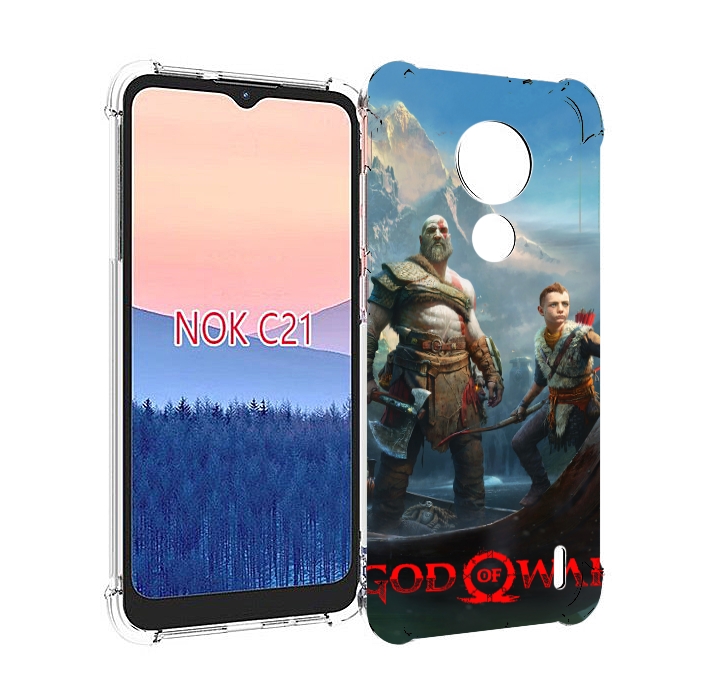 

Чехол MyPads God Of War Кратос Атрей для Nokia C21, Прозрачный, Tocco