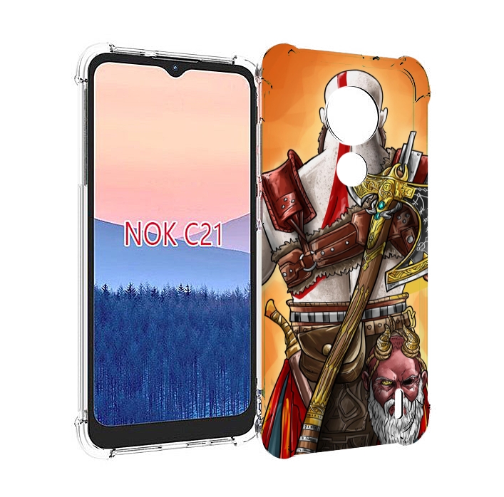 

Чехол MyPads God of War для Nokia C21, Прозрачный, Tocco