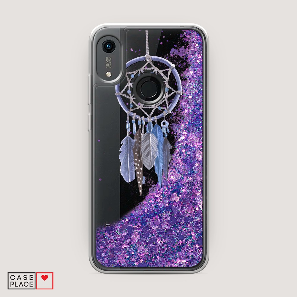 

Чехол Awog на Honor 8a/Y6 2019/Huawei Y6s "Синий ловец снов акварель", Разноцветный, 68792-1