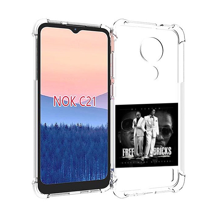 

Чехол MyPads Gucci Mane & Future - Free Bricks для Nokia C21, Прозрачный, Tocco