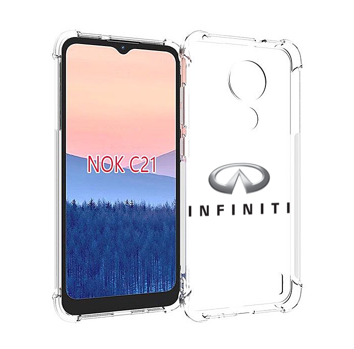 

Чехол MyPads Infiniti-3 мужской для Nokia C21, Прозрачный, Tocco