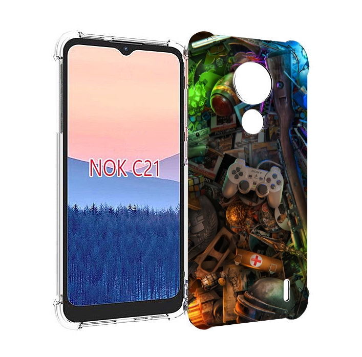

Чехол MyPads JlaMBcPa6eM для Nokia C21, Прозрачный, Tocco