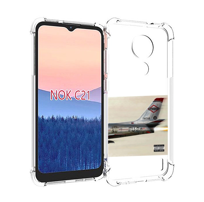 

Чехол MyPads KAMIKAZE Eminem для Nokia C21, Прозрачный, Tocco