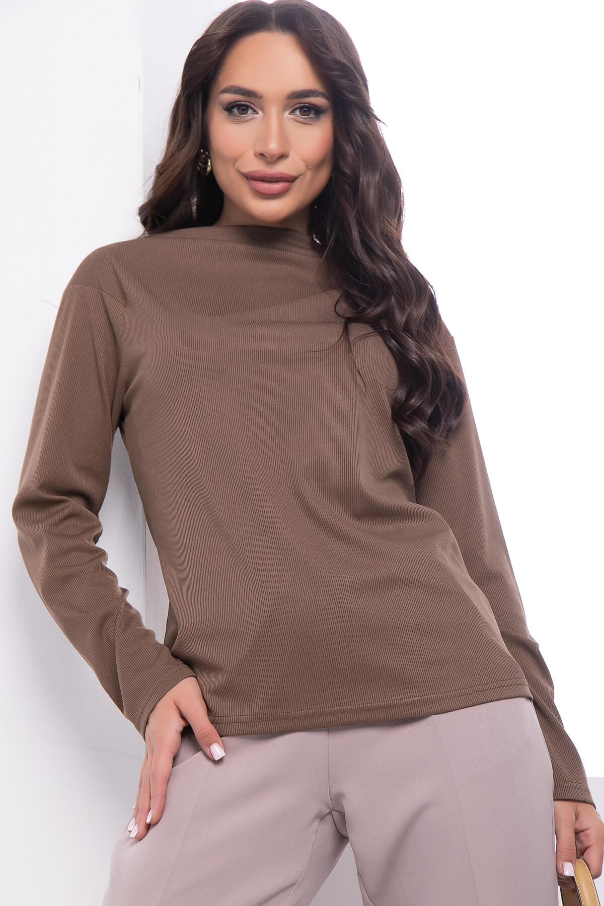 

Джемпер женский LT Collection Лолита коричневый 52 RU, Лолита