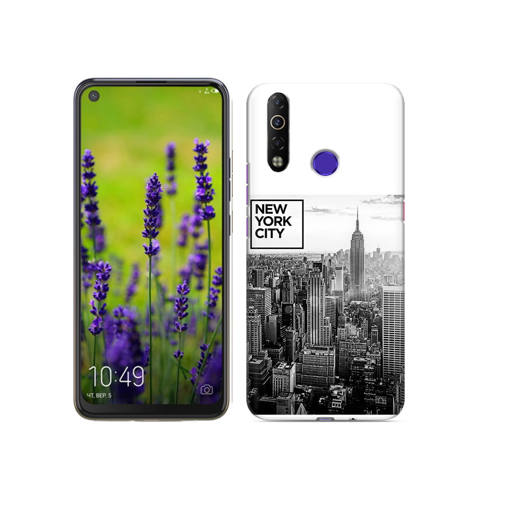 

Чехол MyPads Tocco для Tecno Camon 12 Air черно белый ньюерк, Прозрачный, Tocco