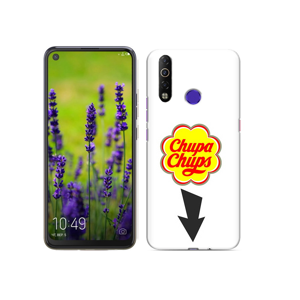 

Чехол MyPads Tocco для Tecno Camon 12 Air чупа чупс, Прозрачный, Tocco