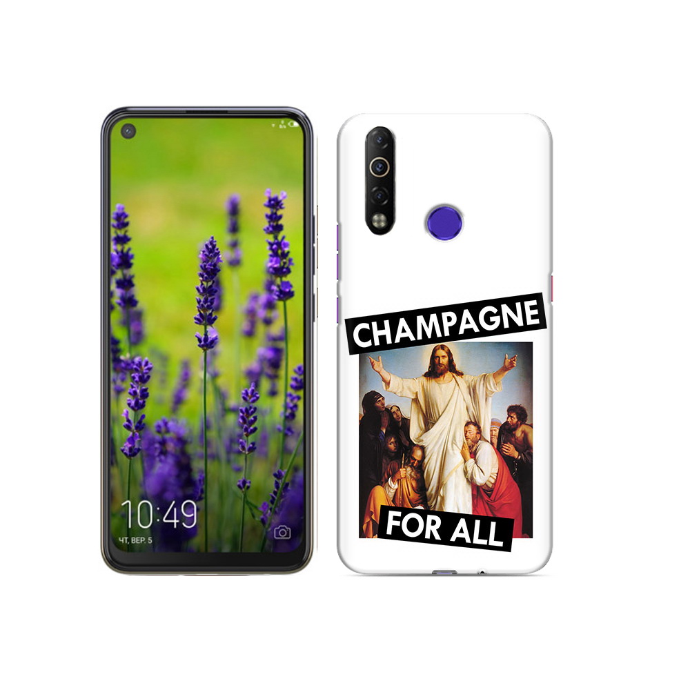 

Чехол MyPads Tocco для Tecno Camon 12 Air шампанское, Прозрачный, Tocco