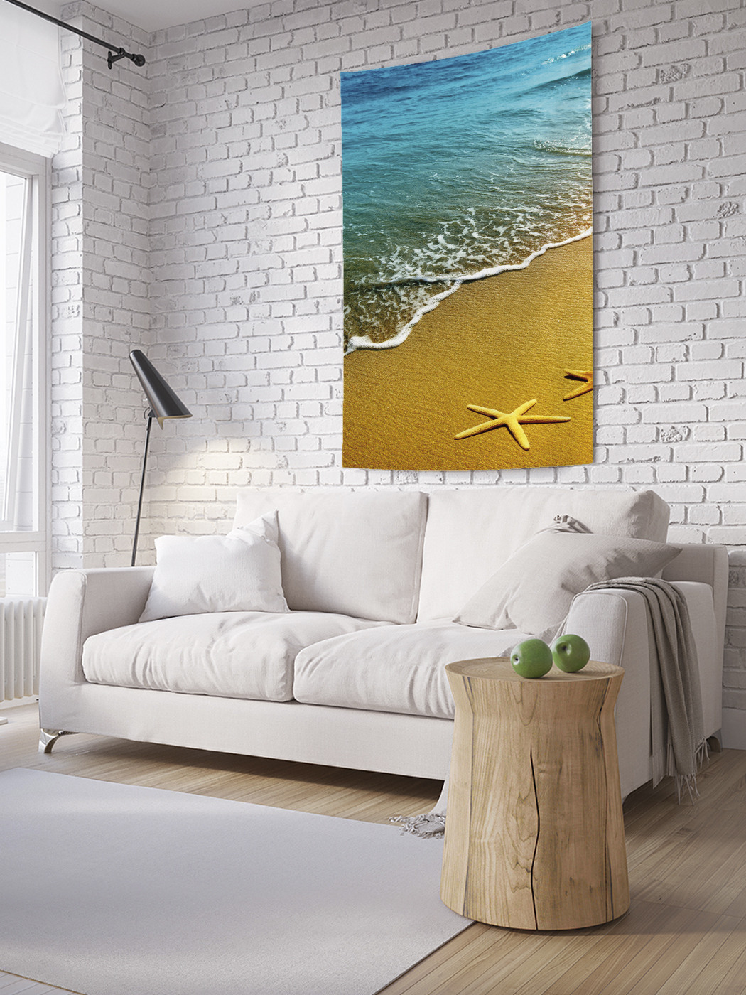 

Вертикальное фотопанно на стену JoyArty Морские звезды на берегу 100x150 см, Морские звезды на берегу