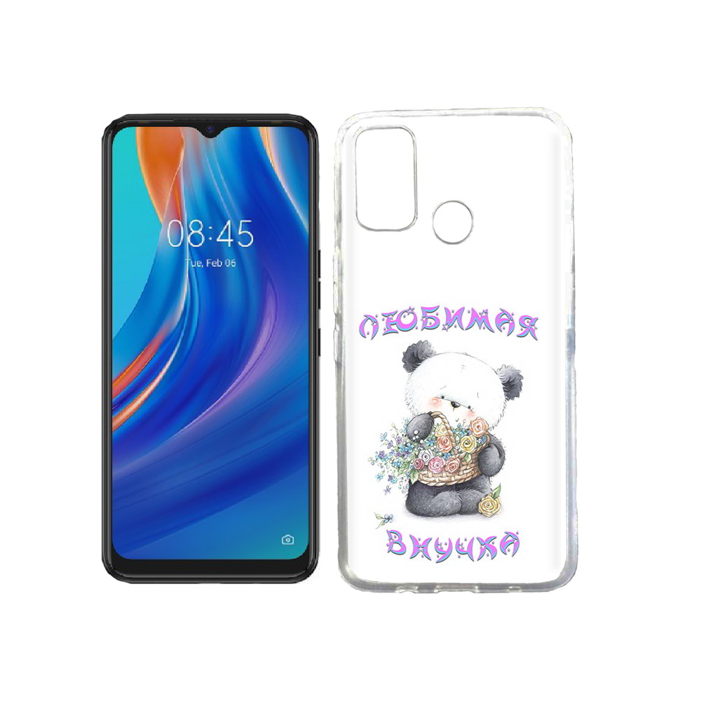

Чехол MyPads Tocco для Tecno Spark 7T Любимая внучка, Прозрачный, Tocco