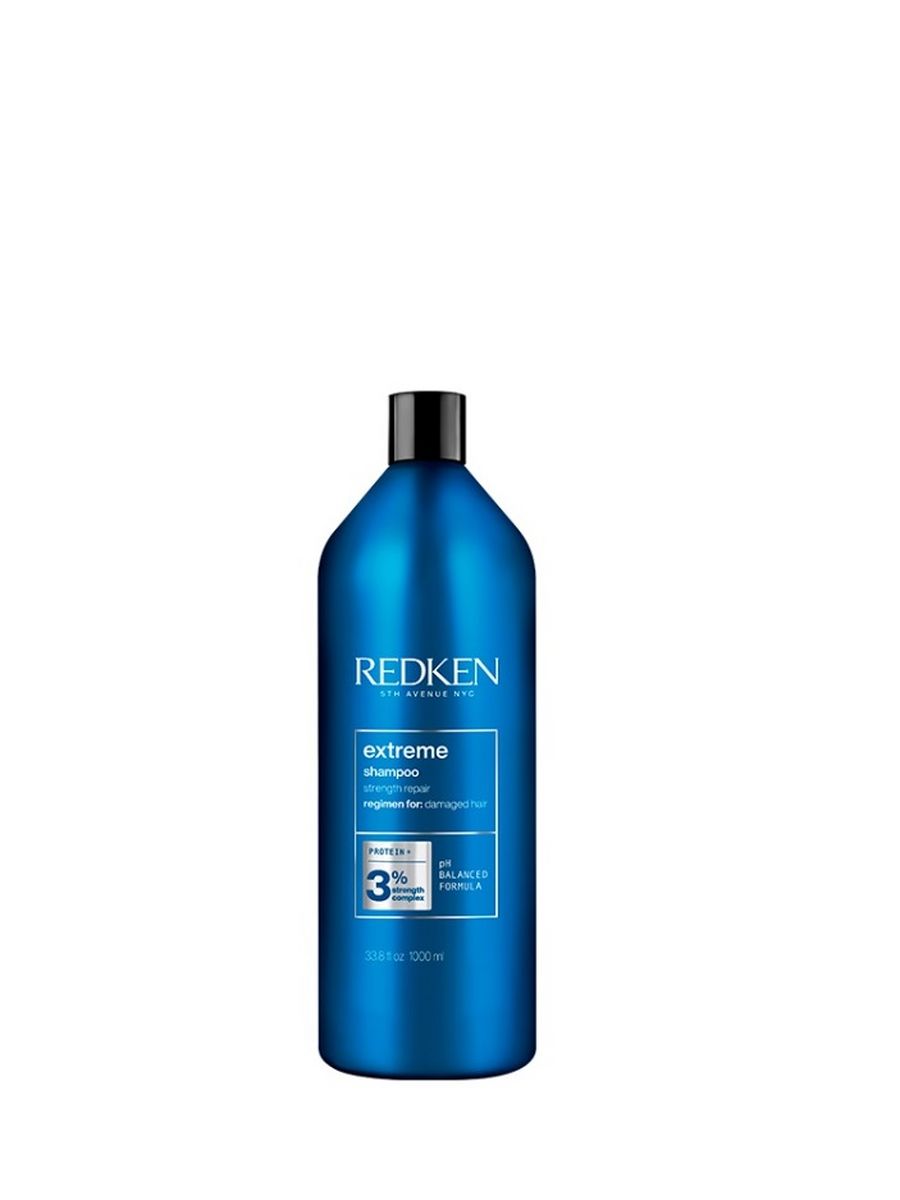 Шампунь Redken Extreme 1000 мл интенсивная омолаживающая маска люкс для волос с экстрактом черной икры extreme caviar intensive anti aging luxe masque 337 250 мл