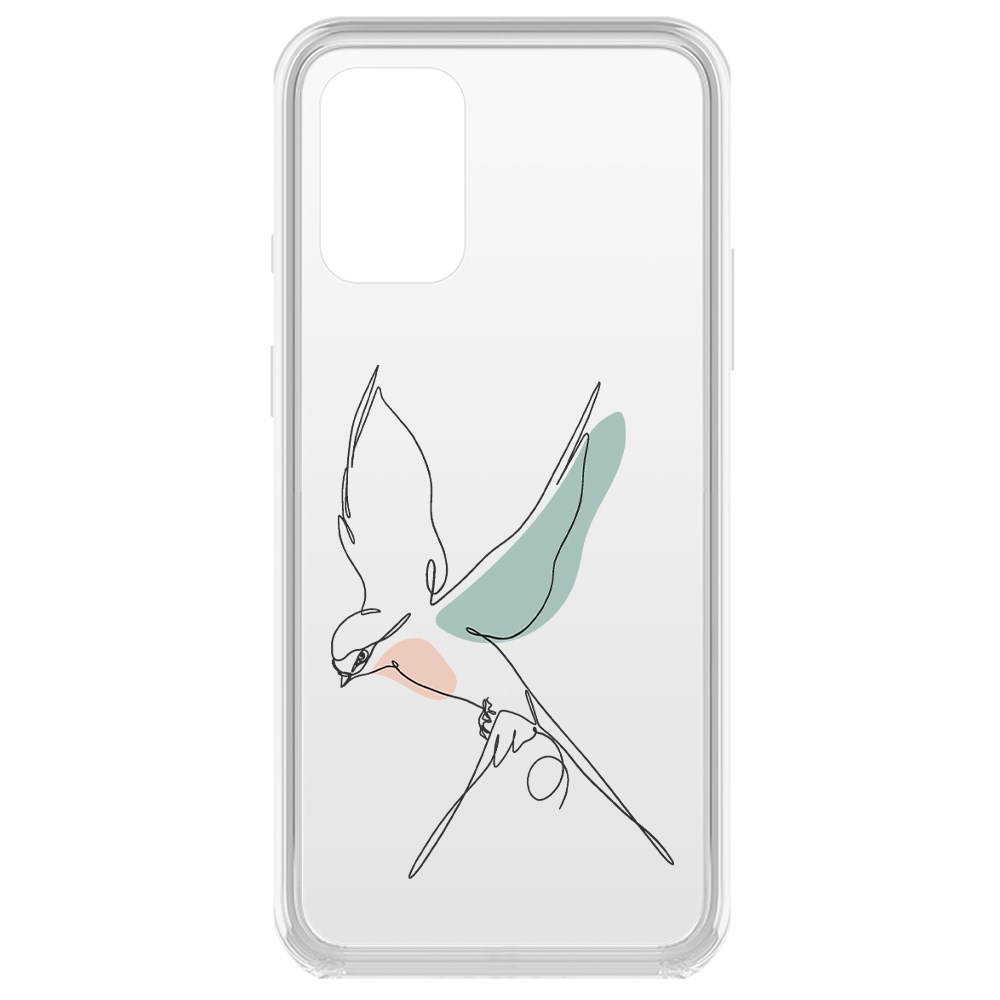 

Чехол-накладка Krutoff Clear Case Полет для OnePlus 8T, Прозрачный