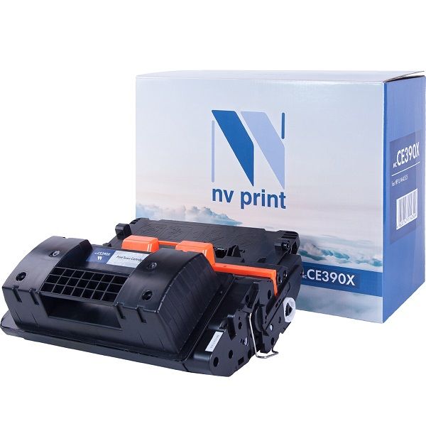 Картридж для лазерного принтера NV Print CE390X, черный