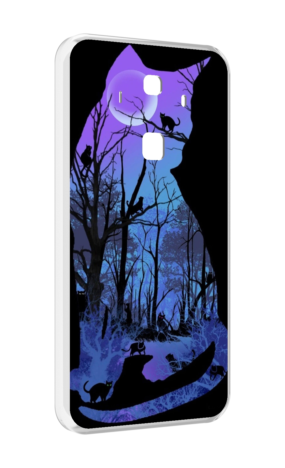 

Чехол MyPads лес внутри кота для Huawei Mate 10 Pro, Прозрачный, Tocco