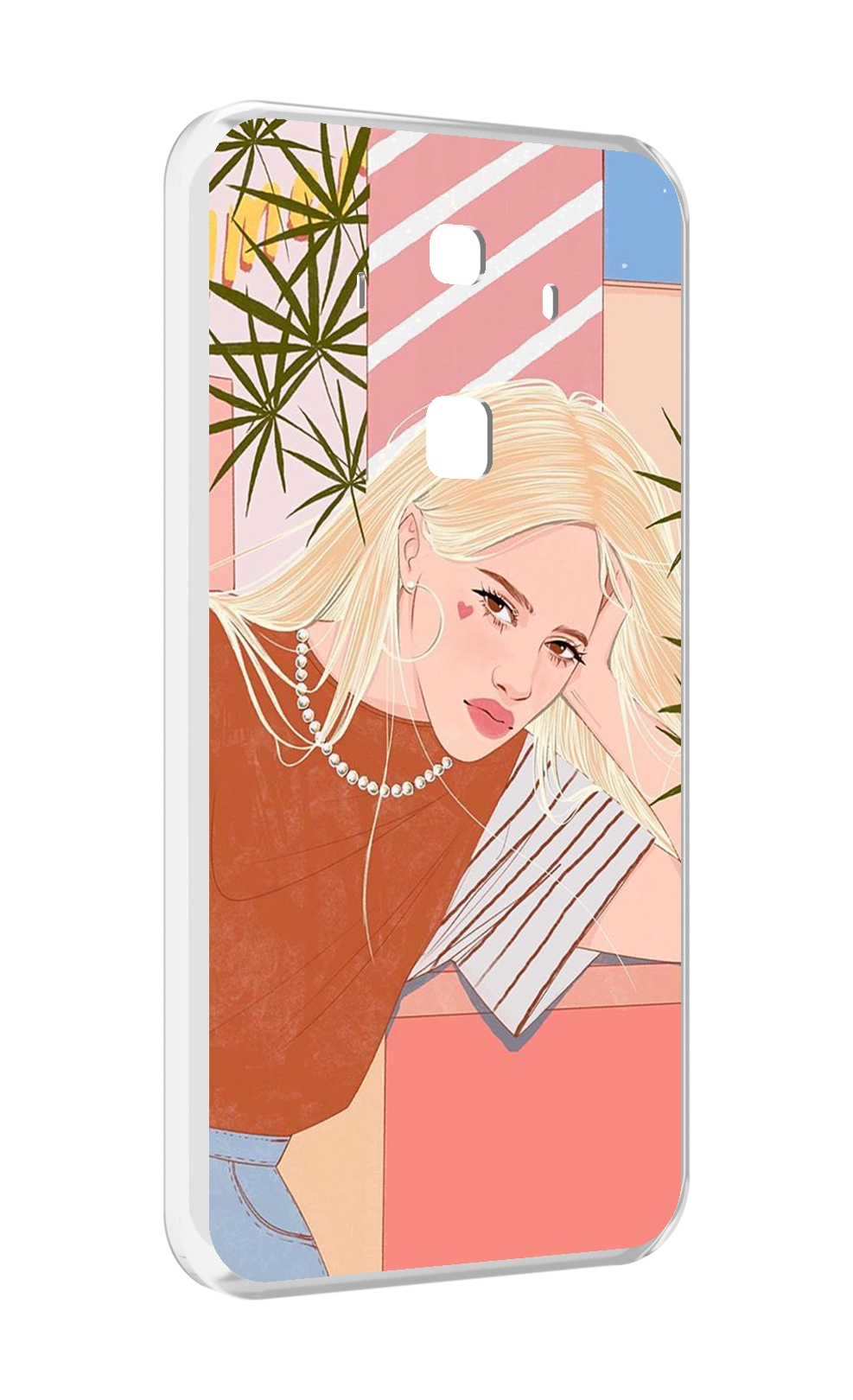 

Чехол MyPads летняя-девочка женский для Huawei Mate 10 Pro, Прозрачный, Tocco