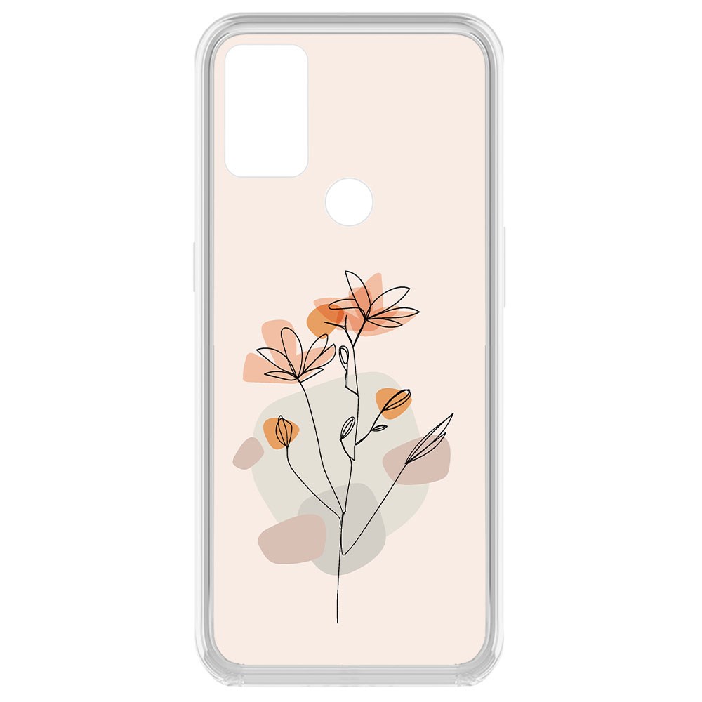 

Чехол-накладка Krutoff Clear Case Ромашки для OnePlus Nord N10 5G