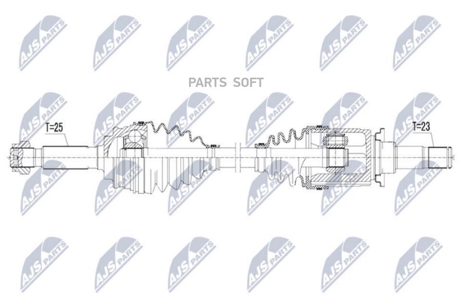

Полуось Задняя Левая Caliber 2007-2008 2.4L Compass/Patriot 2007-2017 2.0/2.4L 4Wd