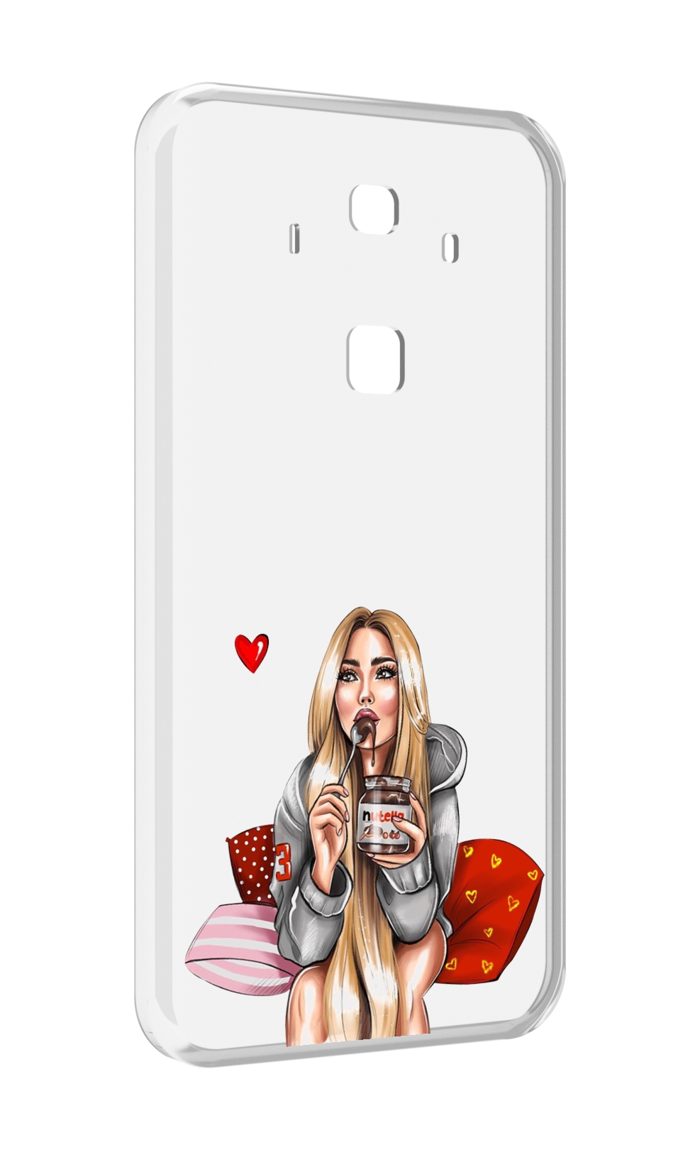 

Чехол MyPads любительница-нутеллы женский для Huawei Mate 10 Pro, Прозрачный, Tocco